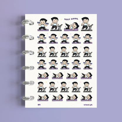 Workout Planner Stickers