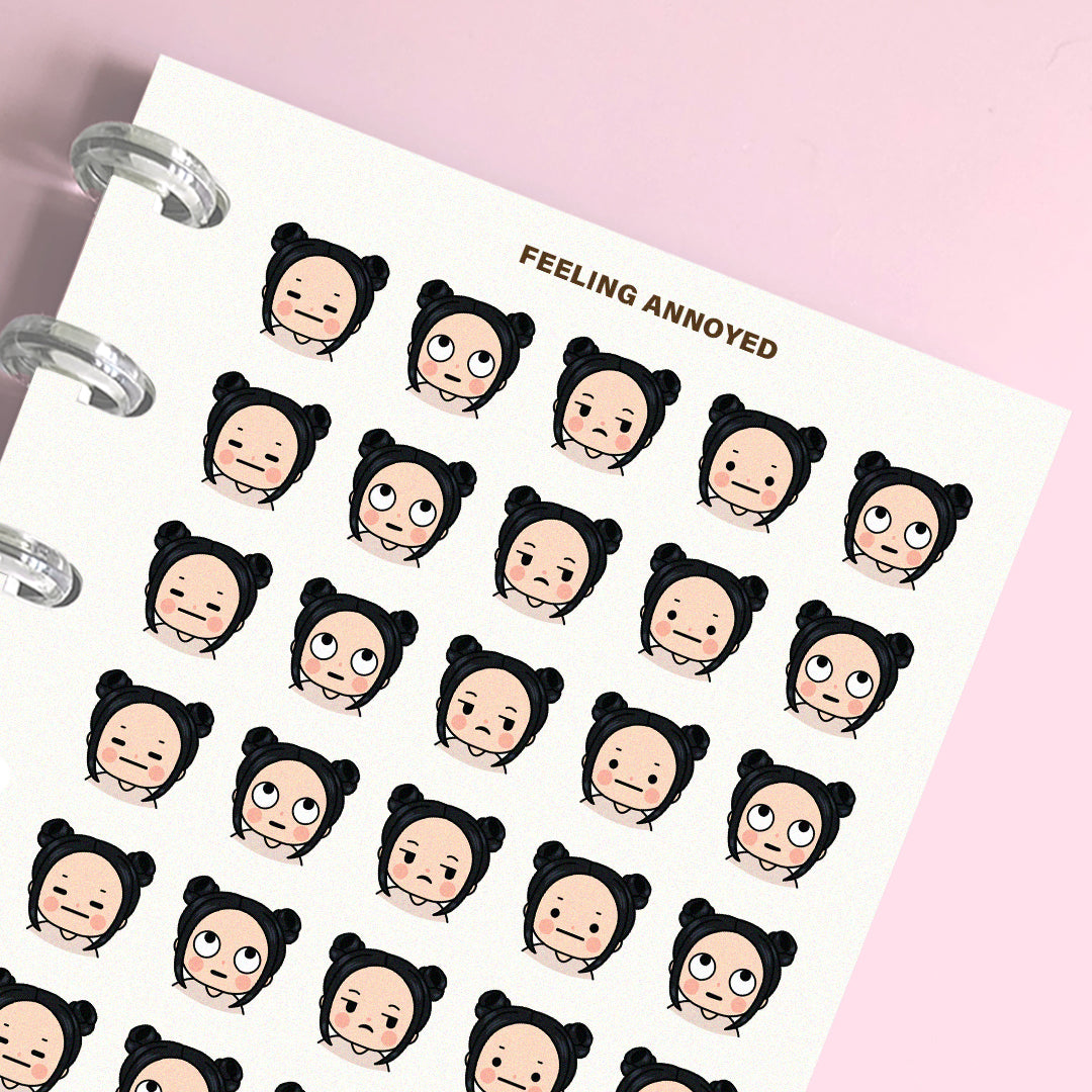 Feeling Annoyed Planner Stickers