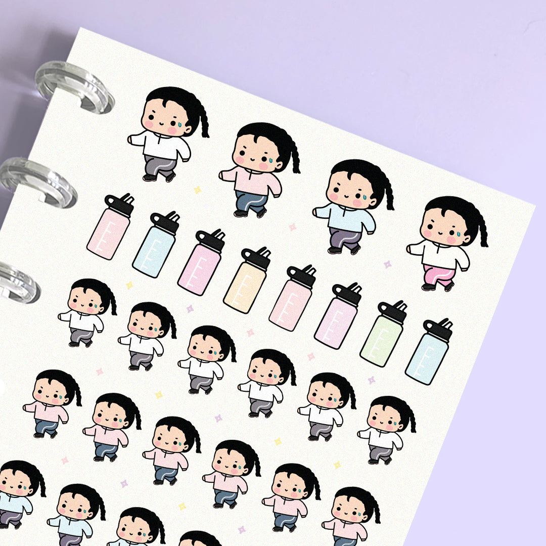 Jogging Planner Stickers