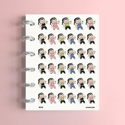 Dance Workout Planner Stickers