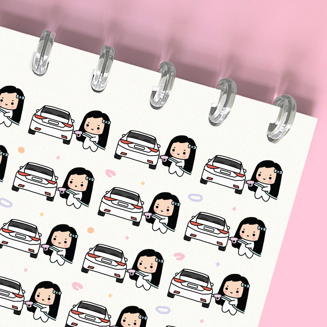 Gas Up Planner Stickers