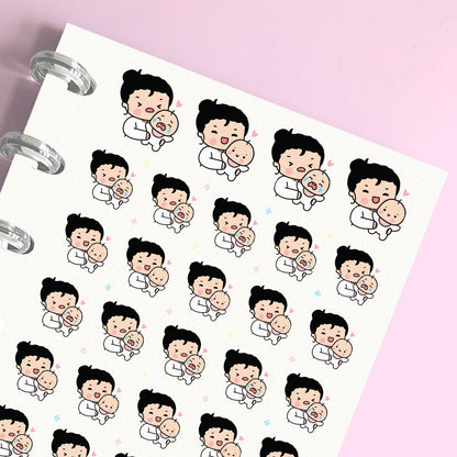 Babysitter Planner Stickers