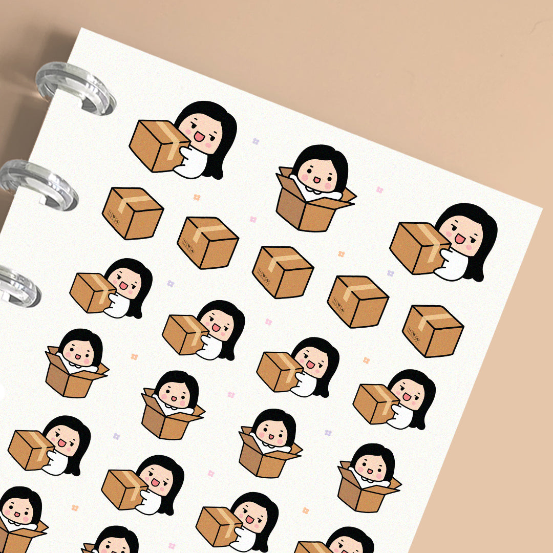 Package Boxes Planner Stickers