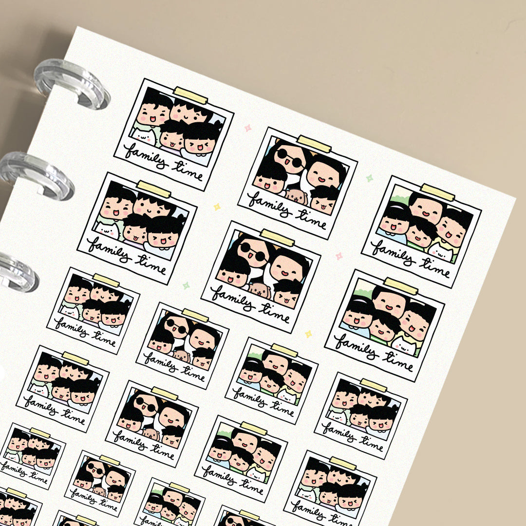 Family Time Planner Stickers