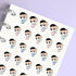 Mom & Little Boy Piggy Back Ride Stickers