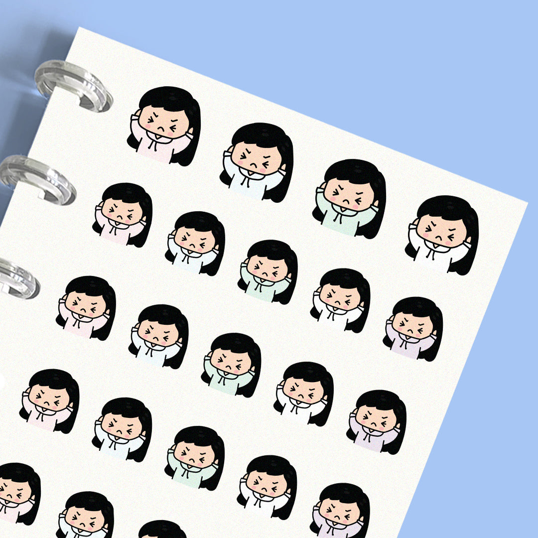 Anxiety Attack Planner Stickers