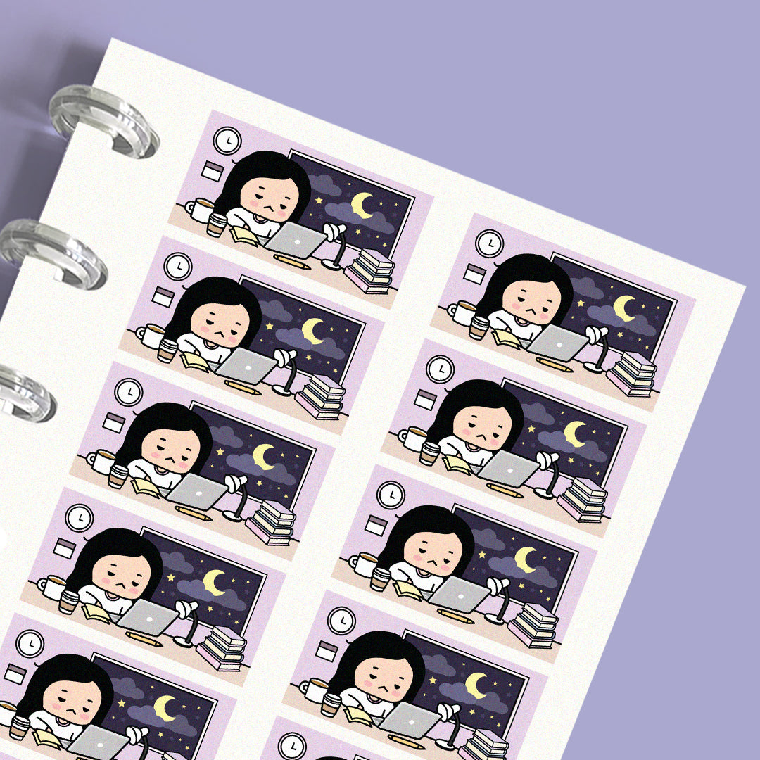 All Nighter Planner Stickers