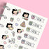 Birthday Countdown Planner Stickers