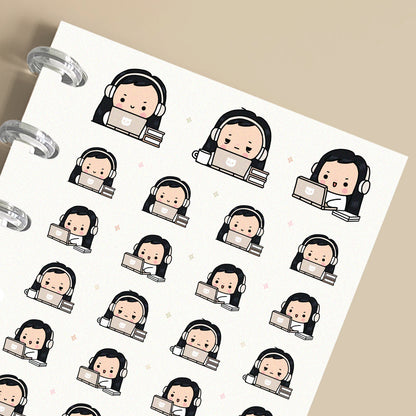 Online Classes Planner Stickers