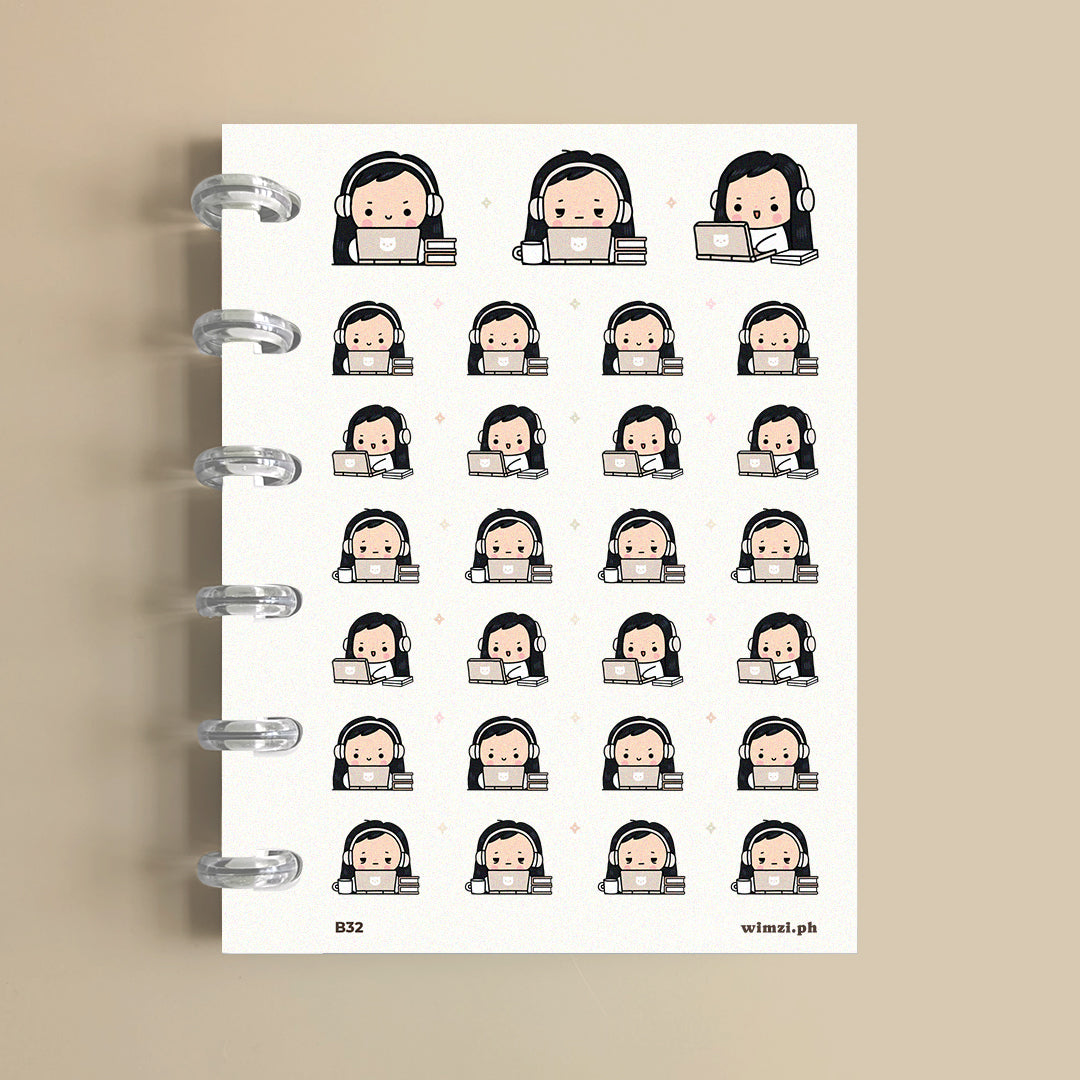 Online Classes Planner Stickers