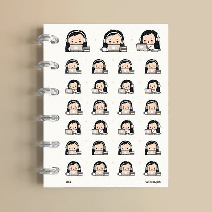 Online Classes Planner Stickers