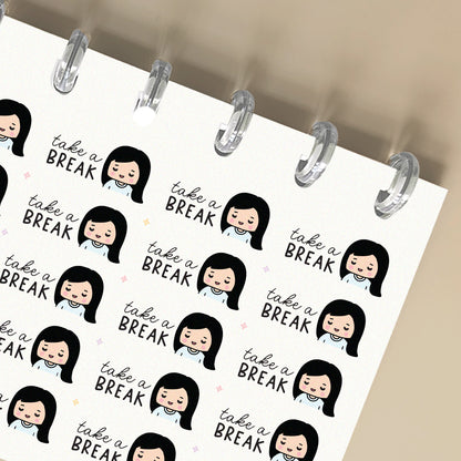 Take a Break Planner Stickers