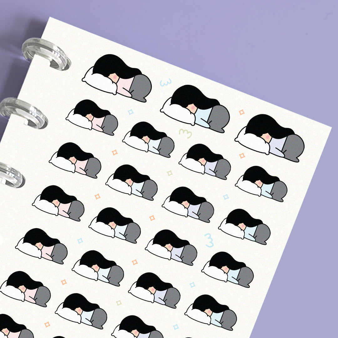 Slacking Off Planner Stickers