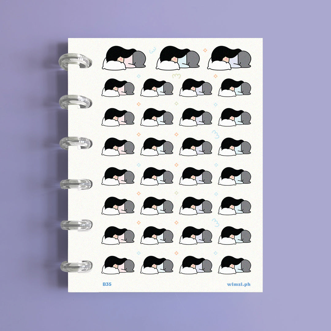 Slacking Off Planner Stickers