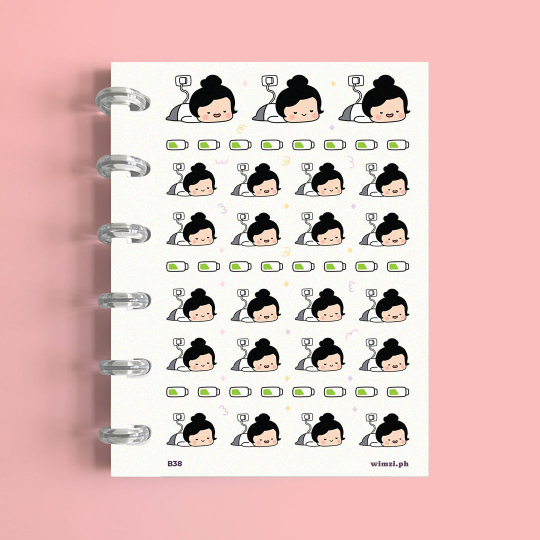 Recharge Yourself Planner Stickers