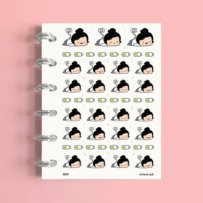 Recharge Yourself Planner Stickers