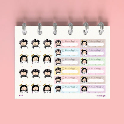 Hair Appointment Planner Stickers