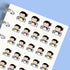 Iron Clothes Planner Stickers