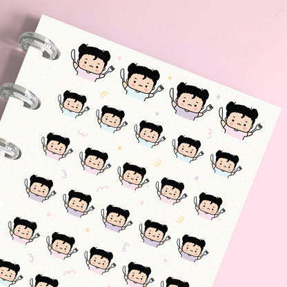 Cute Meal Time Planner Stickers