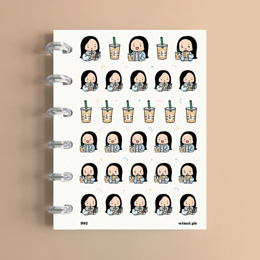 Iced Coffee Planner Stickers