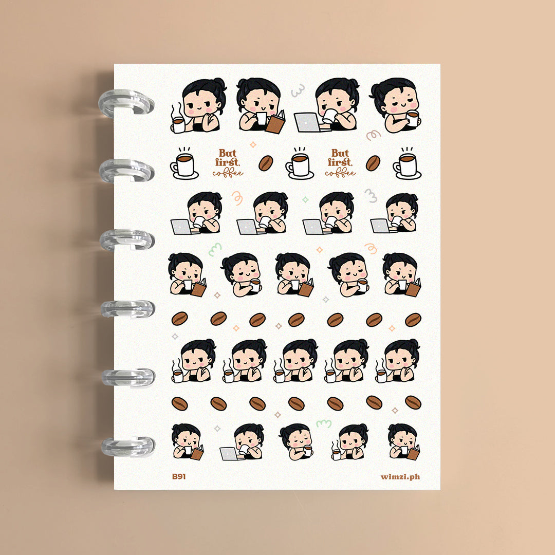 But First Coffee Planner Stickers