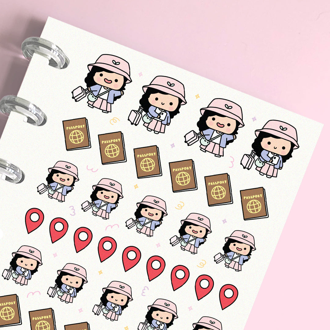 Travel Planner Stickers