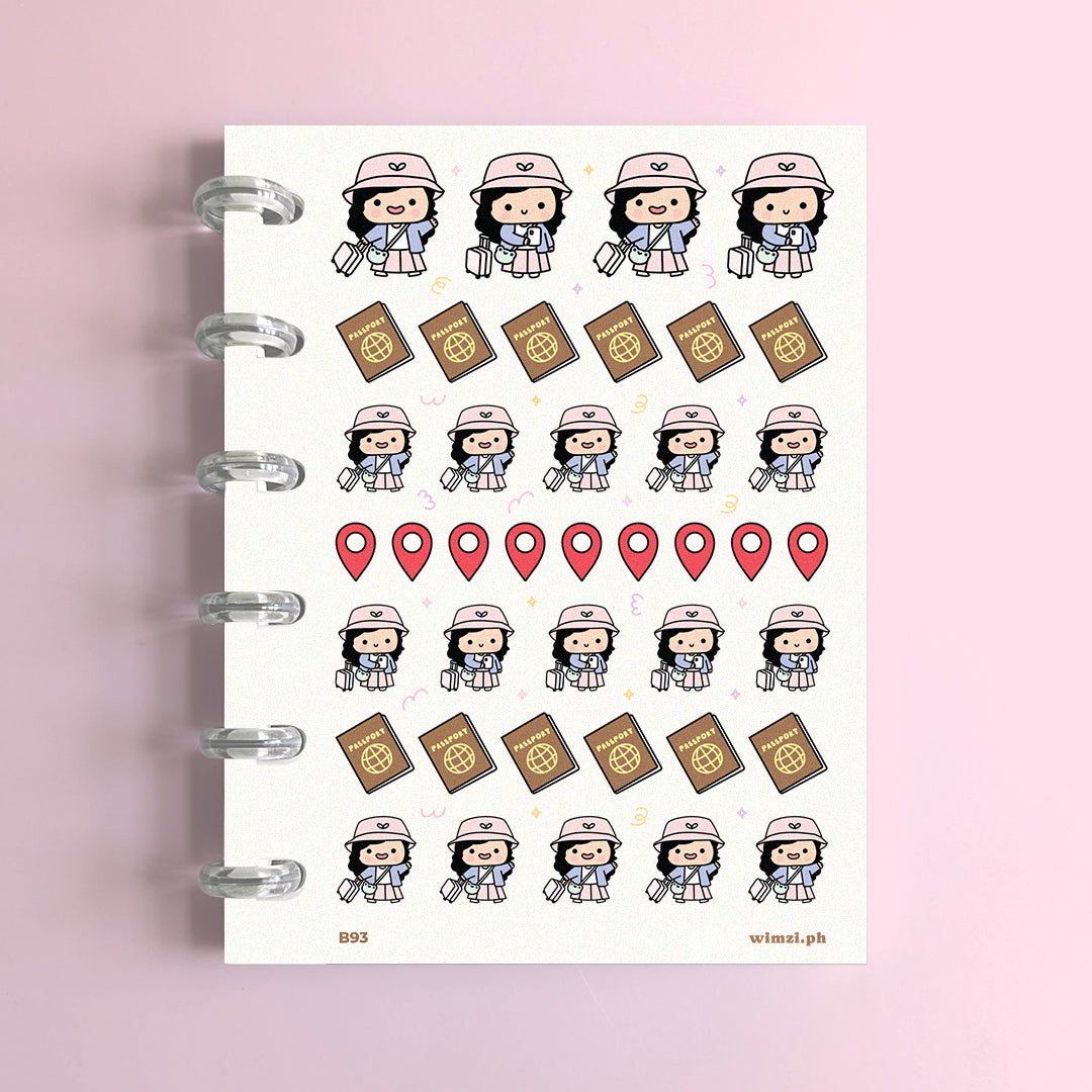 Travel Planner Stickers