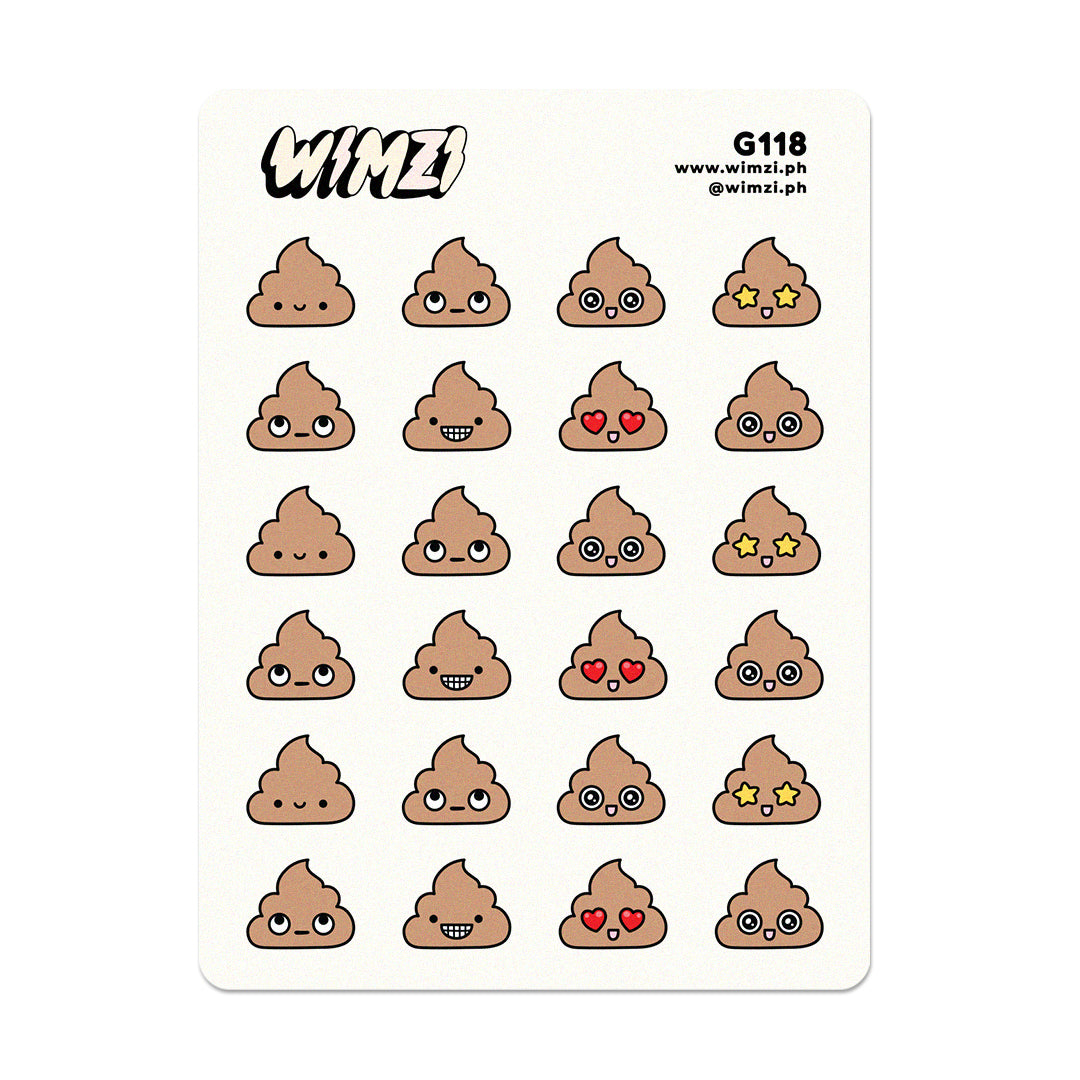 Poo Planner Stickers