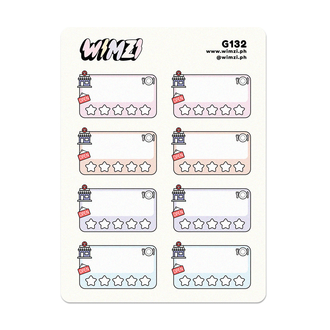 Functional Planner Stickers