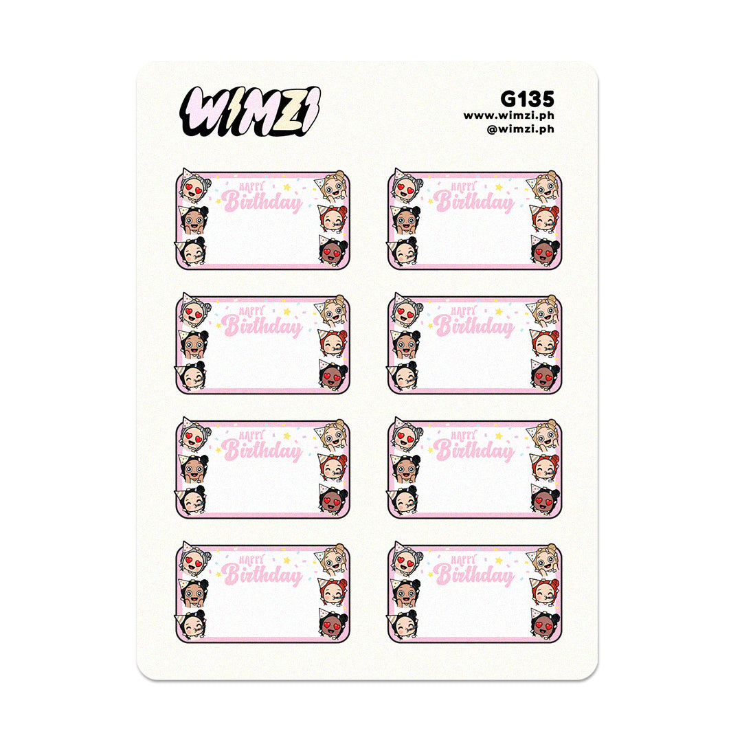 Functional Planner Stickers