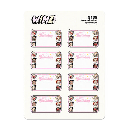 Functional Planner Stickers
