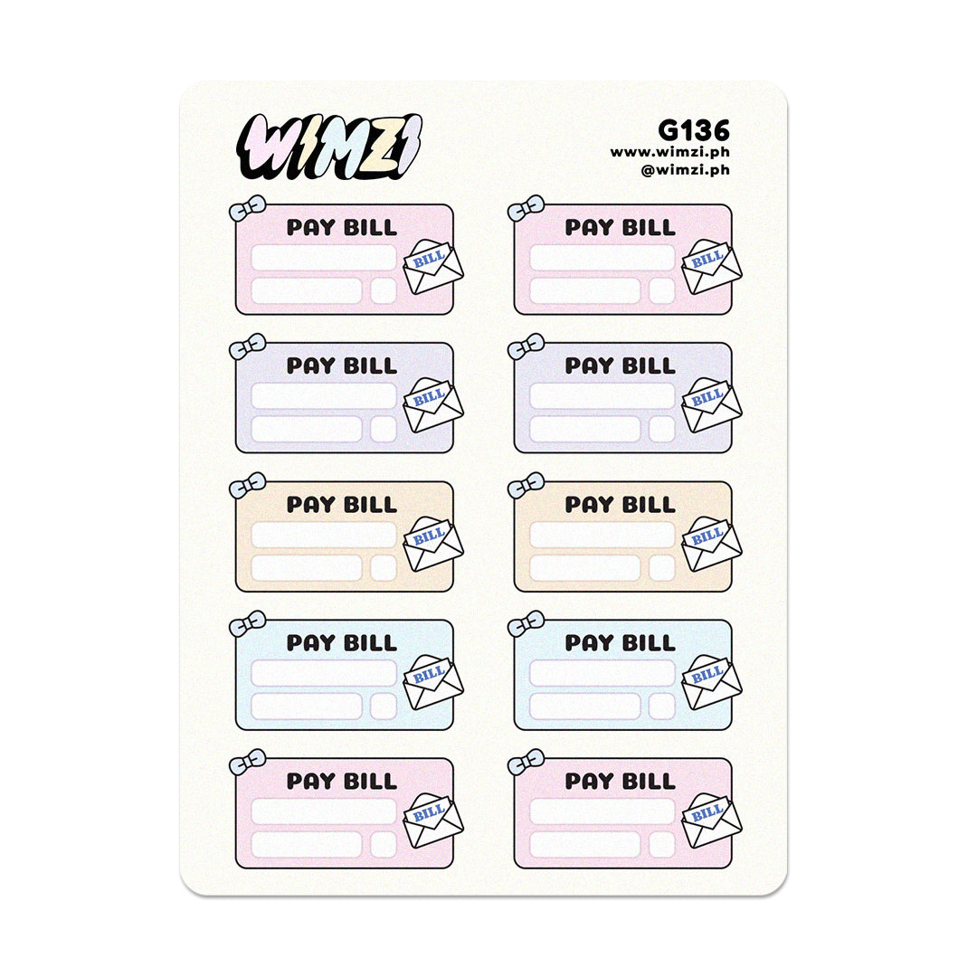Functional Planner Stickers
