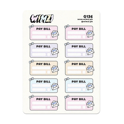 Functional Planner Stickers