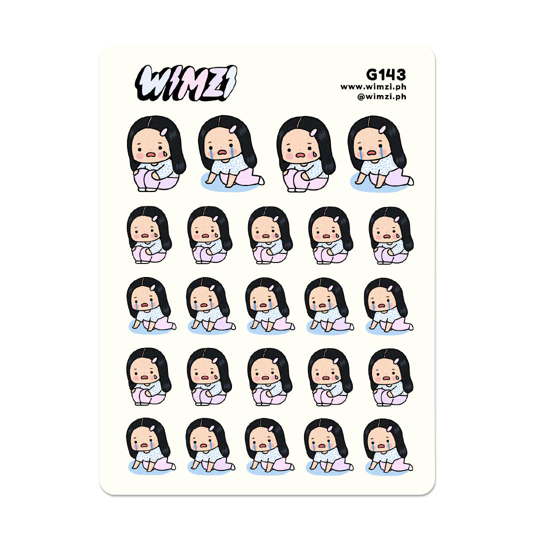 Breakdown, Crying - Planner Stickers
