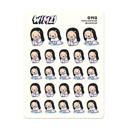Breakdown, Crying - Planner Stickers