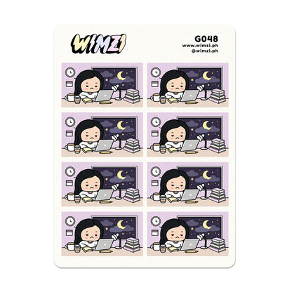 All Nighter Planner Stickers