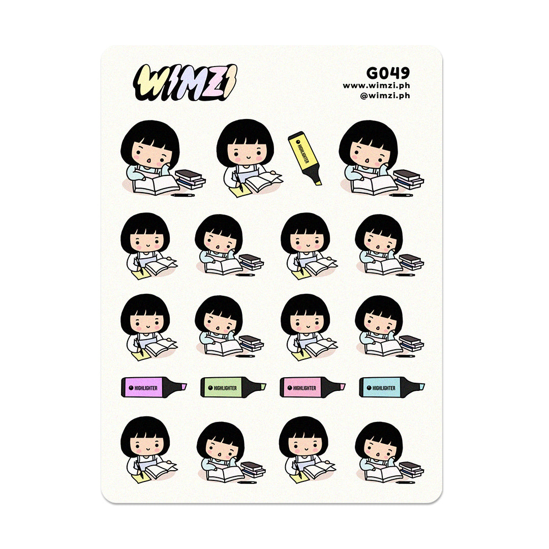 Study Time Sticker Study Planner Stickers – Wimzi