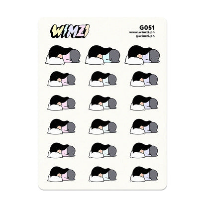 Slacking Off Planner Stickers