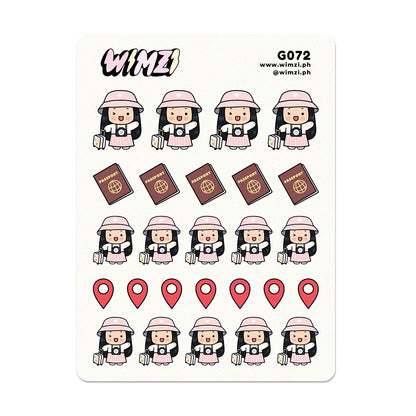 Travel Planner Stickers