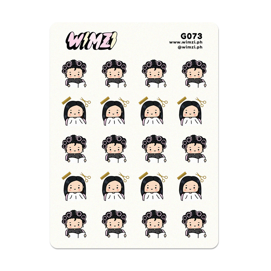 Hair Appointment Planner Stickers