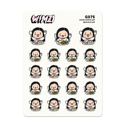Breakfast Meal Time Planner Stickers
