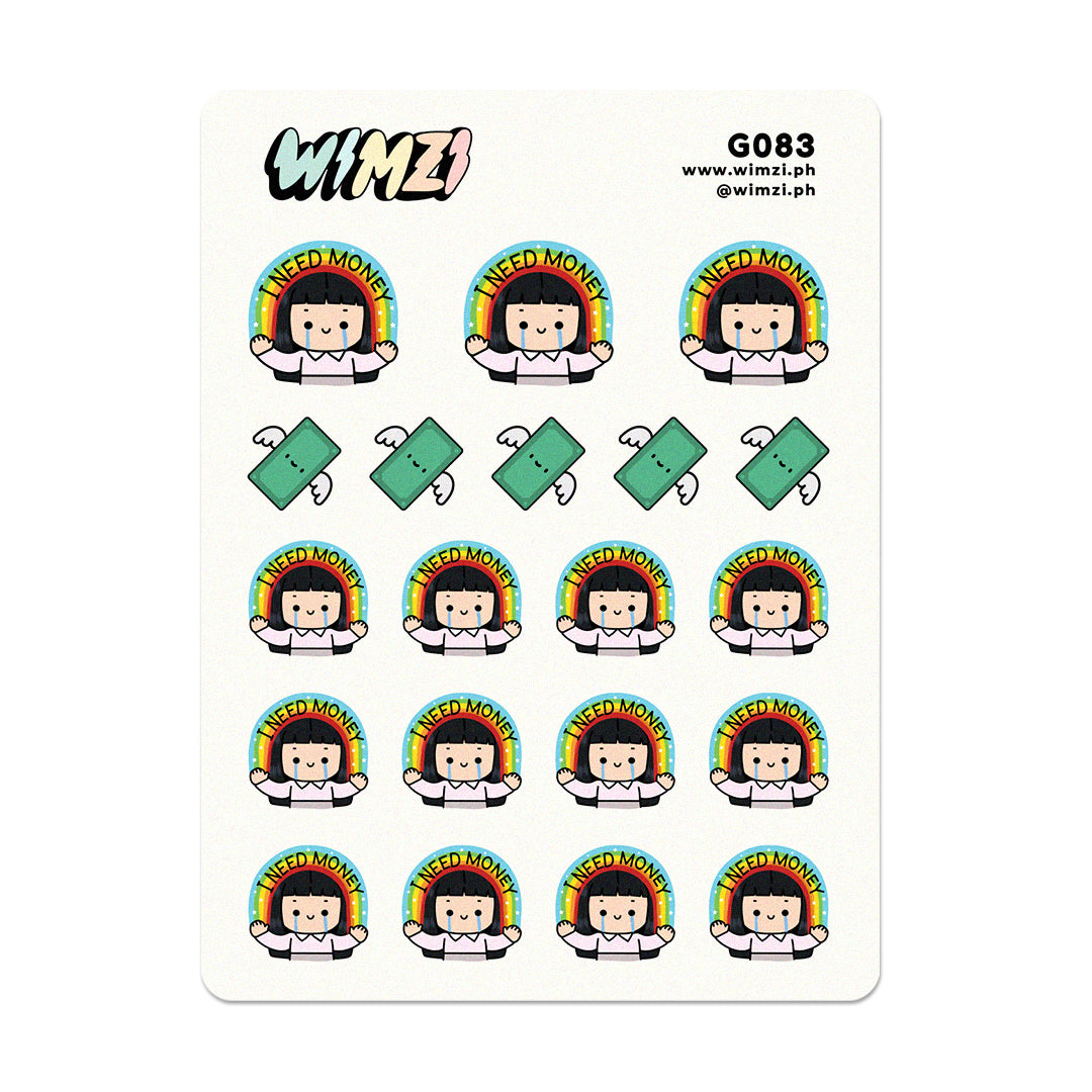 Broke AF Planner Stickers