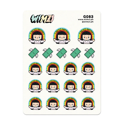 Broke AF Planner Stickers