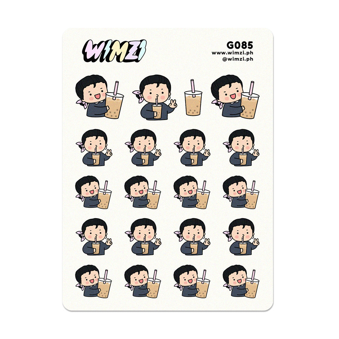 Boba Tea Planner Stickers