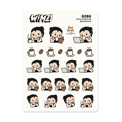 But First Coffee Planner Stickers