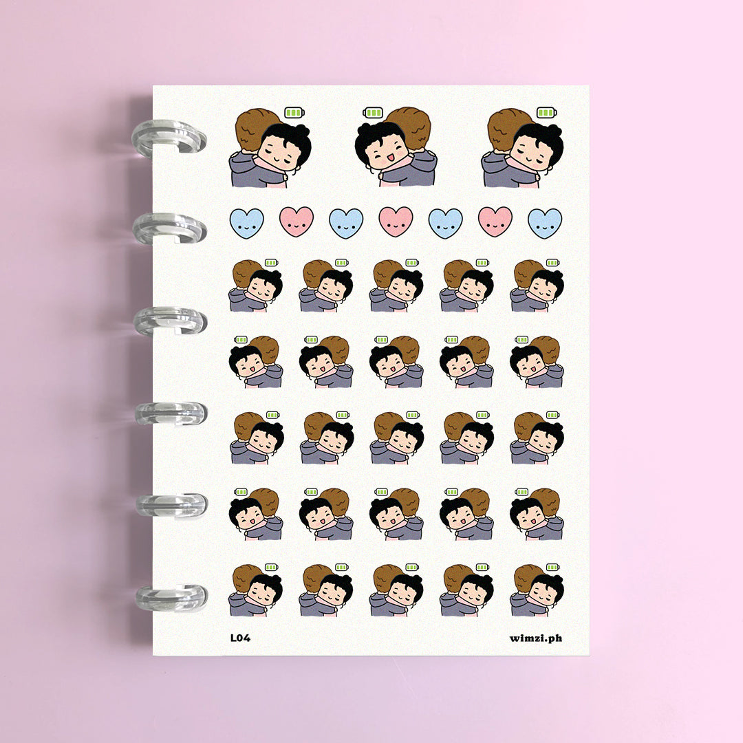 Power Hug Planner Stickers