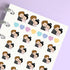 Kiss Couple Planner Stickers