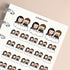 Dinner Date Couple Planner Stickers