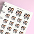 Hand in Hand Couple Planner Stickers