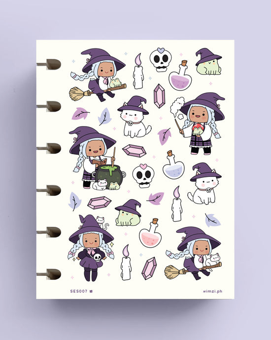 Kawaii Witch Planner Stickers